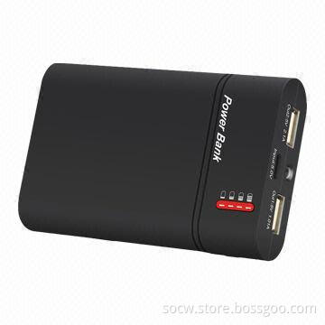 Portable Power Banks with 8,400mAh, LED Lighting
